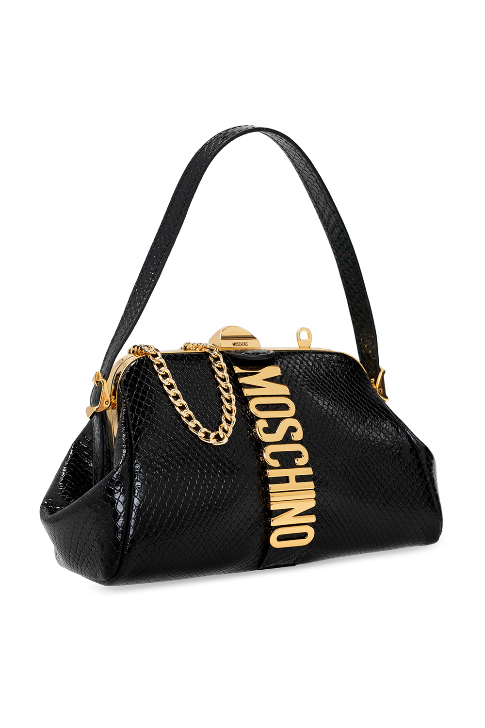 Cecilia mini bucket bag Leather shoulder bag Moschino